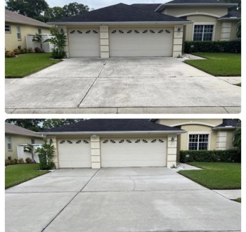 Pressure washing by Dream Team Improvements